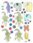 gator elephant totem